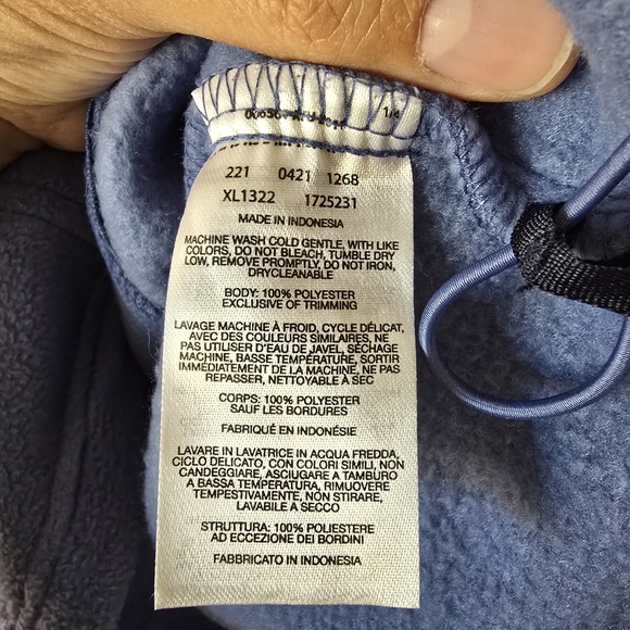 Columbia Women's Blue Full Zip Fleece Jacket Size Medium - Picture 10 of 10